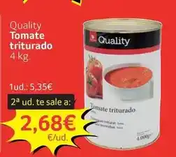 Quality - tomate triturado