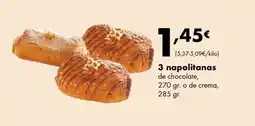 Supermercados Lupa 3 napolitanas de chocolate oferta