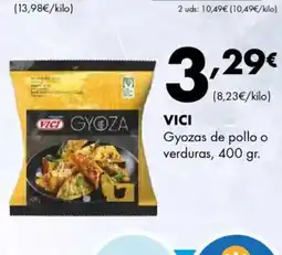 Supermercados Lupa VICI Gyozas de pollo o verduras oferta