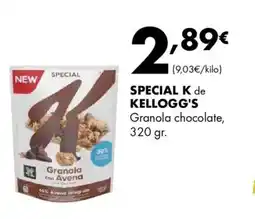 Supermercados Lupa SPECIAL K de KELLOGG'S Granola chocolate oferta