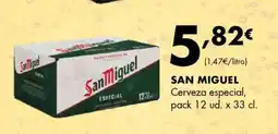 Supermercados Lupa SAN MIGUEL Cerveza especial oferta