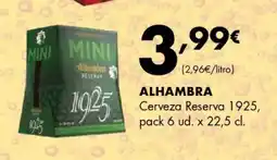 Supermercados Lupa ALHAMBRA Cerveza Reserva 1925 oferta