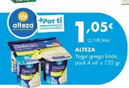 Supermercados Lupa ALTEZA Yogur griego limón oferta