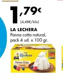 Supermercados Lupa LA LECHERA Panna cotta natural oferta