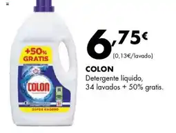 Supermercados Lupa COLON Detergente líquido oferta