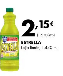 Supermercados Lupa ESTRELLA Lejía limón oferta