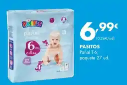 Supermercados Lupa PASITOS Pañal T-6 paquete 27 ud. oferta