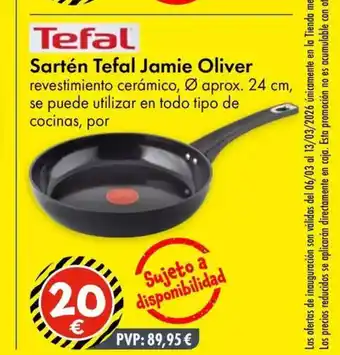 TEDi TEFAL Sartén Jamie Oliver oferta