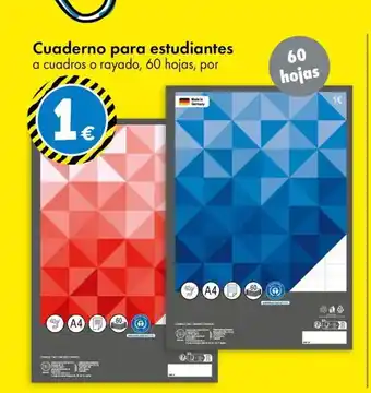 TEDi Cuaderno para estudiantes oferta