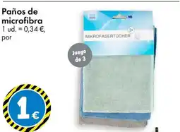 TEDi Paños de microfibra oferta