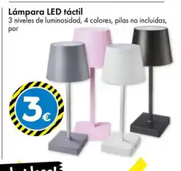 TEDi Lámpara LED táctil oferta