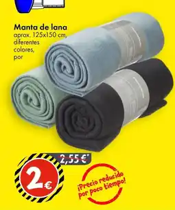 TEDi Manta de lana oferta