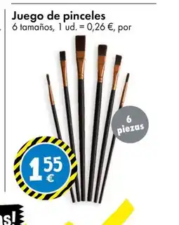 TEDi Juego de pinceles oferta