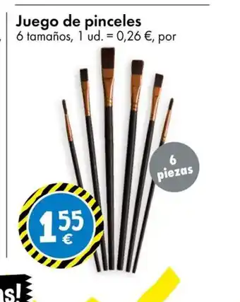 TEDi Juego de pinceles oferta