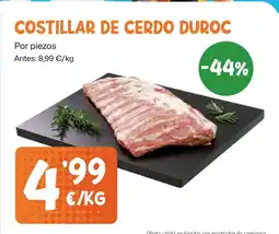 AhorraMas Costillar de cerdo duroc oferta