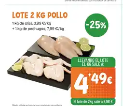 AhorraMas Lote pollo oferta