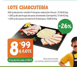 AhorraMas Lote charcutería oferta