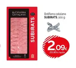 Condis SUBIRATS Botifarra catalana oferta