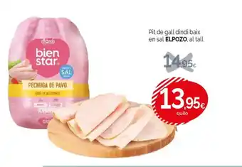 Condis ELPOZO Pit de gall dindi baix en sal oferta