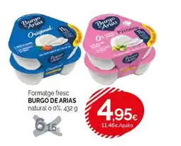 Condis BURGO DE ARIAS Formatge fresc oferta