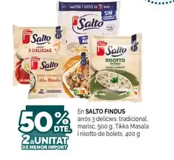 Condis FINDUS En salto arròs 3 delícies, tradicional, marisc oferta