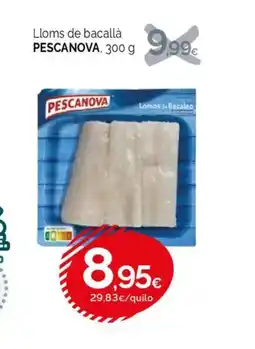 Condis PESCANOVA Lloms de bacallà oferta