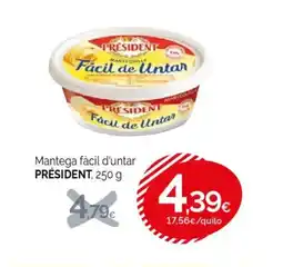 Condis PRÉSIDENT Mantega fàcil d'untar oferta