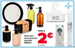 Carrefour BERILO Selección de accesorios de baño oferta