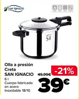 Carrefour SAN IGNACIO Olla a presión Creta oferta