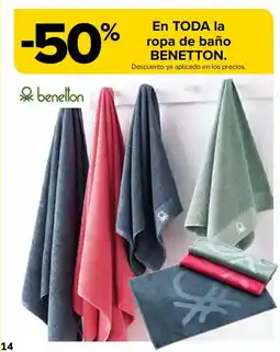 Carrefour BENETTON En toda la ropa de baño oferta