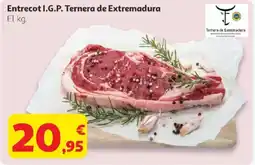 Alcampo Entrecot I.G.P. Ternera de Extremadura oferta