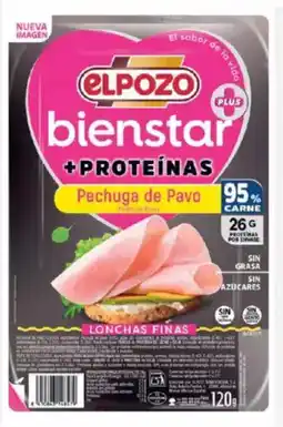 Alcampo ELPOZO Lonchas de pechuga de pavo o de pollo bienestar plus oferta