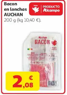 Alcampo AUCHAN Bacon en lonchas oferta
