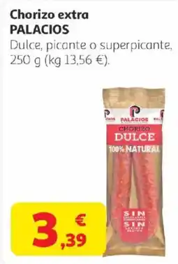 Alcampo PALACIOS Chorizo extra oferta