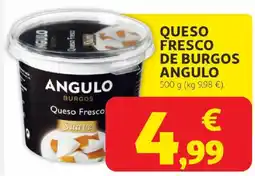 Alcampo ANGULO Queso fresco de burgos oferta
