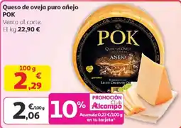 Alcampo POK Queso de oveja puro añejo oferta