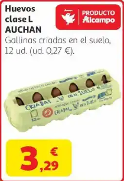 Alcampo AUCHAN Huevos clase L oferta