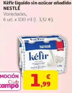 Alcampo NESTLÉ Kéfir liquido sin azúcar añadido oferta