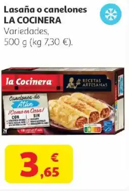 Alcampo LA COCINERA Lasaña o canelones oferta
