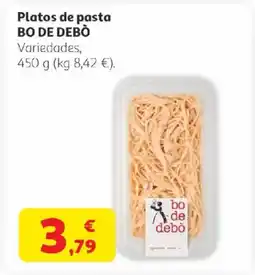 Alcampo BO DE DEBÒ Platos de pasta oferta