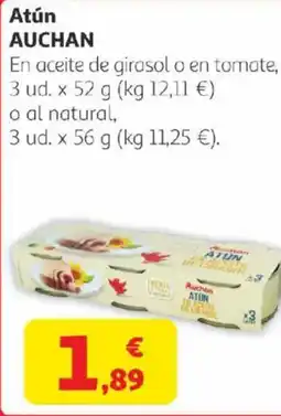 Alcampo AUCHAN Atún oferta