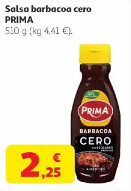 Alcampo PRIMA Salsa barbacoa cero oferta