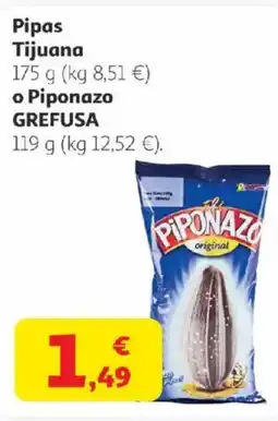 Alcampo GREFUSA Pipas Tijuana o Piponazo oferta