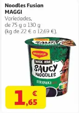 Alcampo MAGGI Noodles Fusian oferta