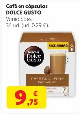Alcampo DOLCE GUSTO Café en cápsulas oferta