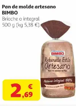 Alcampo BIMBO Pan de molde artesano oferta
