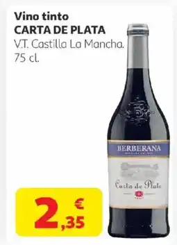 Alcampo CARTA DE PLATA Vino tinto oferta