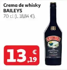 Alcampo BAILEYS Crema de whisky oferta