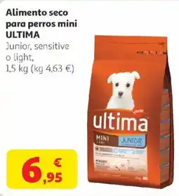 Alcampo ULTIMA Alimento seco para perros mini oferta
