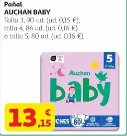 Alcampo AUCHAN BABY Pañal oferta